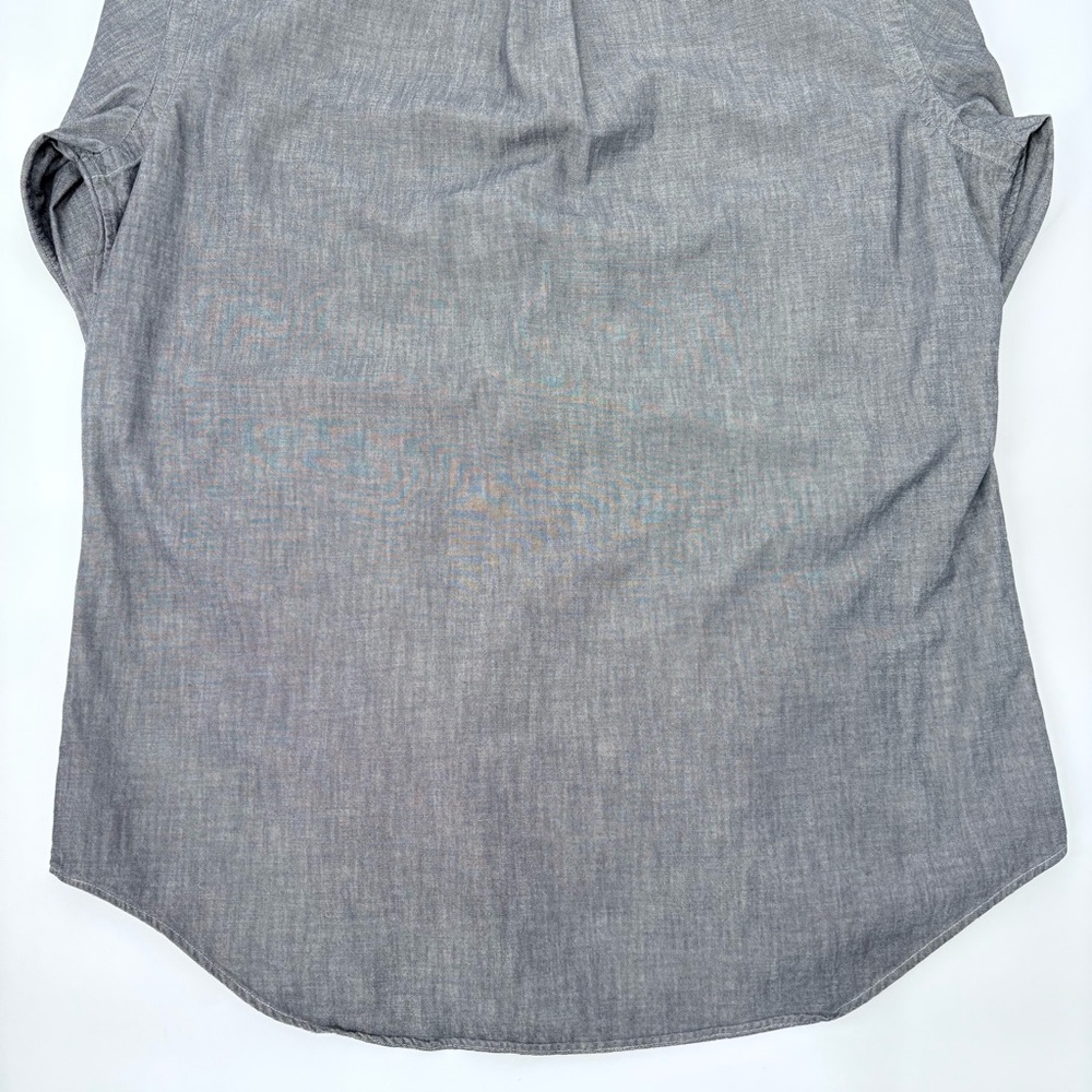 Polo Ralph Lauren Men’s Gray Chambray Button Down Shirt - Picture 8 of 10